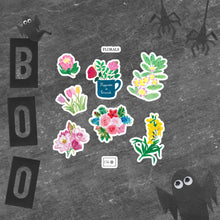 Load image into Gallery viewer, Floral Bubble-free stickers