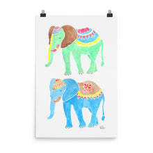 Load image into Gallery viewer, Pair Of Elephants - Art Print