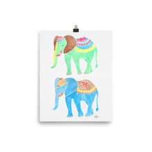 Load image into Gallery viewer, Pair Of Elephants - Art Print