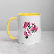 Load image into Gallery viewer, Letter C Floral Mug