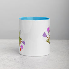 Load image into Gallery viewer, Letter T Floral Mug