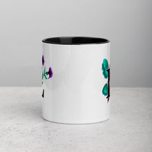Load image into Gallery viewer, Letter L Floral Mug