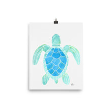 Load image into Gallery viewer, Honu Sea Turtle * Blue - Art Print
