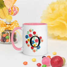 Load image into Gallery viewer, Letter O Floral Mug